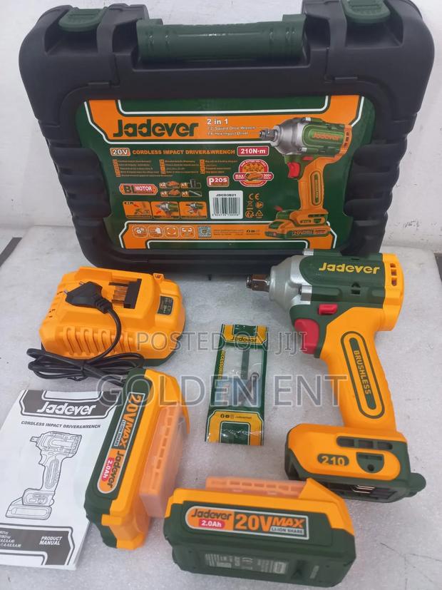 Jadever Cordless Impact Wrench/Brushless Impact Wrench