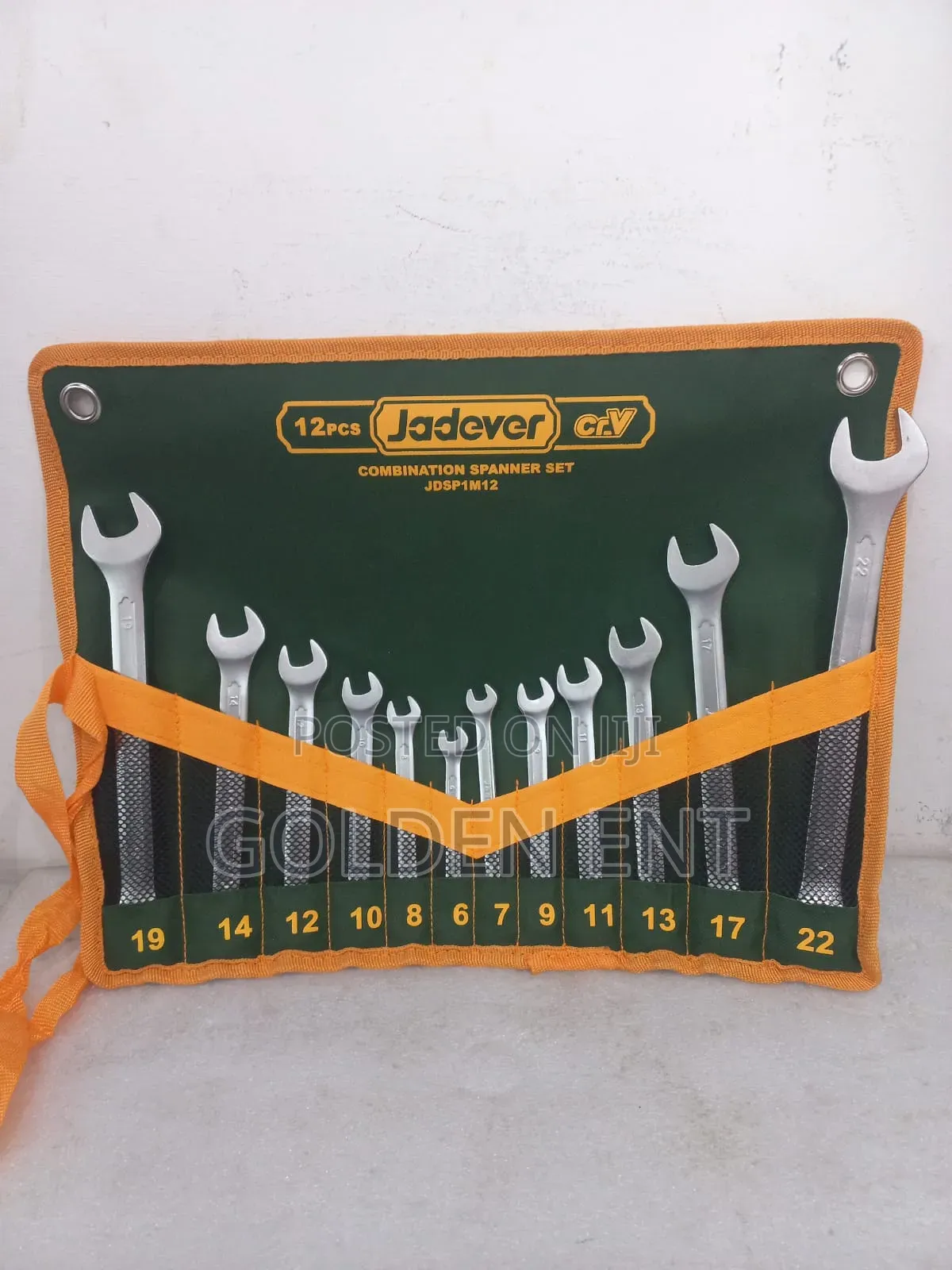 Jadever 12pcs Combination Spanner/6-22mm Spanner Set