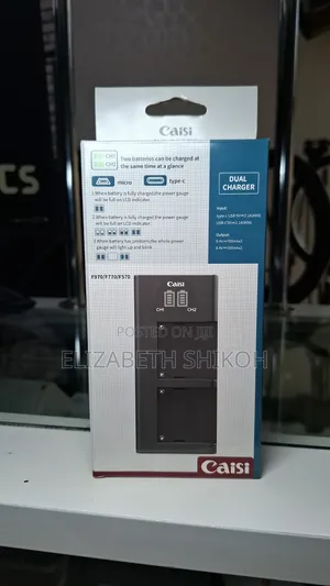 Caisi Cs-Np-F970 Dual Battery Charger – For Np-F Batteries