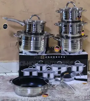 12pcs Edenberg Stainless Cookware - Code: 4041