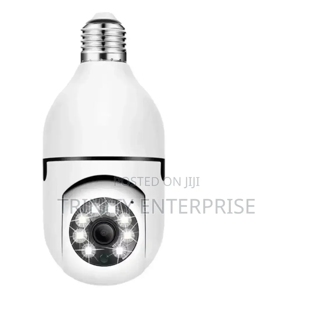 360 Degree Full Color Night Vision Wireless Bulb Lamp Camera 1080p