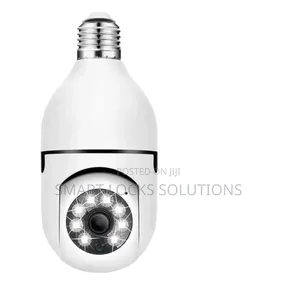 360 Degree Full Color Night Vision Wireless Bulb Lamp Camera 1080p