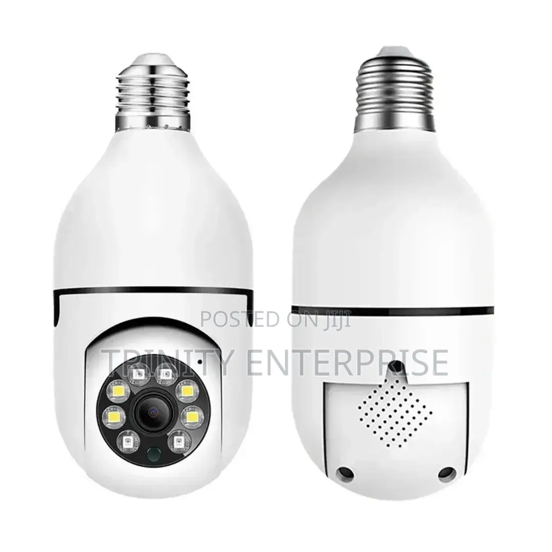 360 Degree Full Color Night Vision Wireless Bulb Lamp Camera 1080p