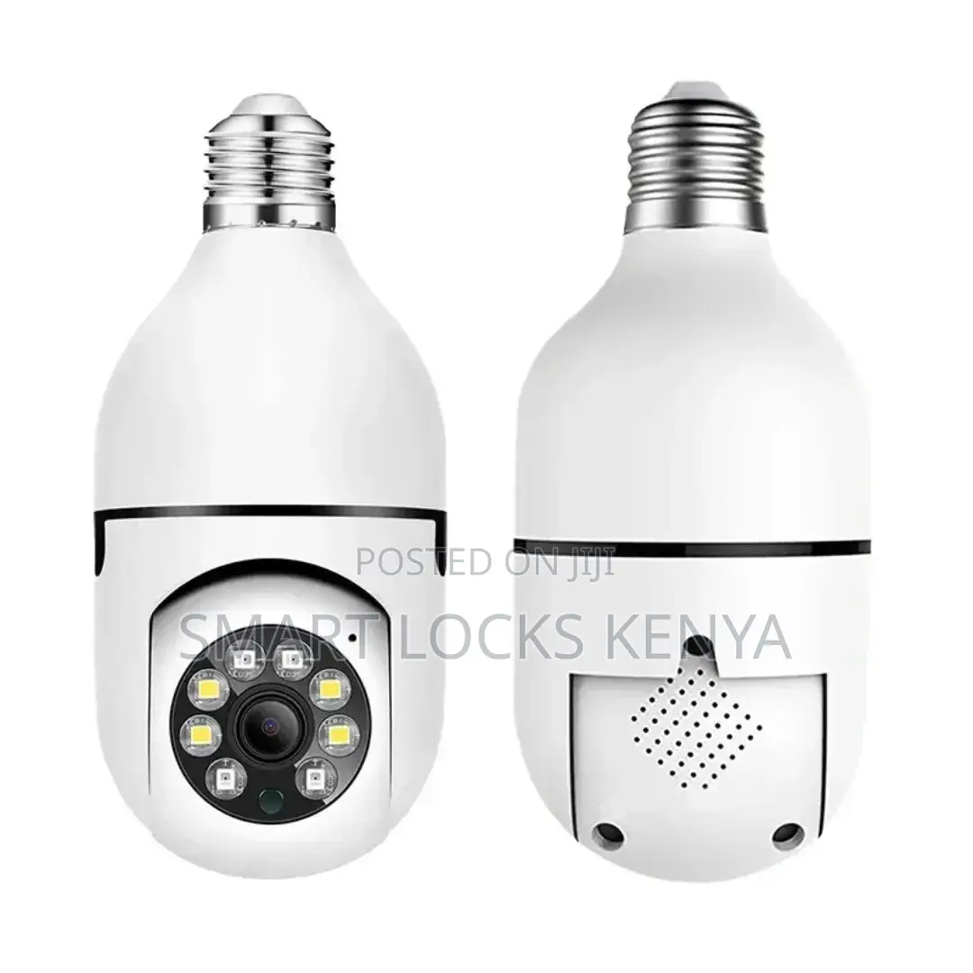 360 Degree Full Color Night Vision Wireless Bulb Lamp Camera 1080p