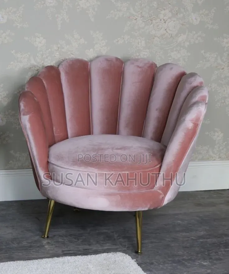 Light Pastel Pink Refined Parlour Seat