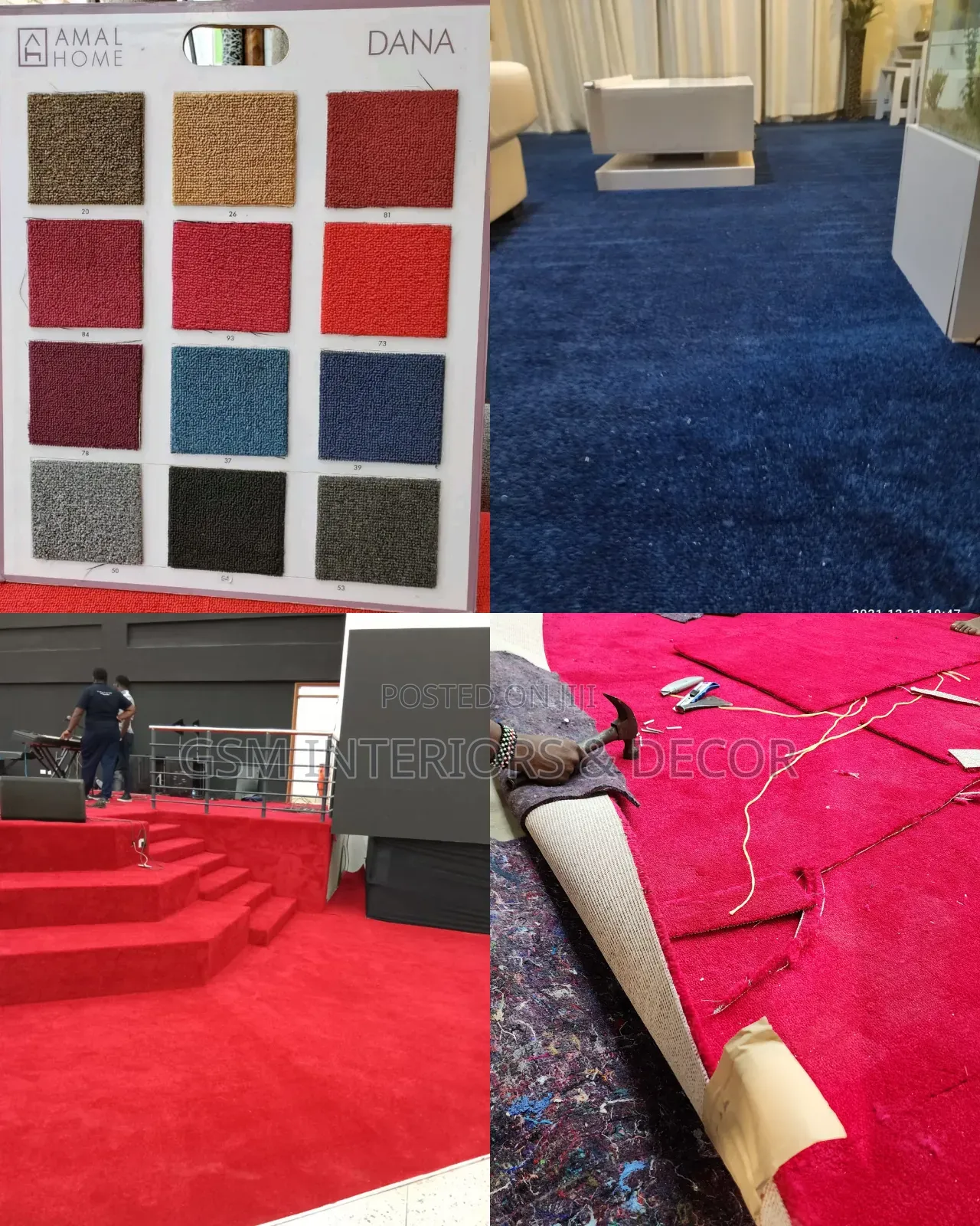 Wall to Wall Office Carpets in Professionaly Fitted Carpets