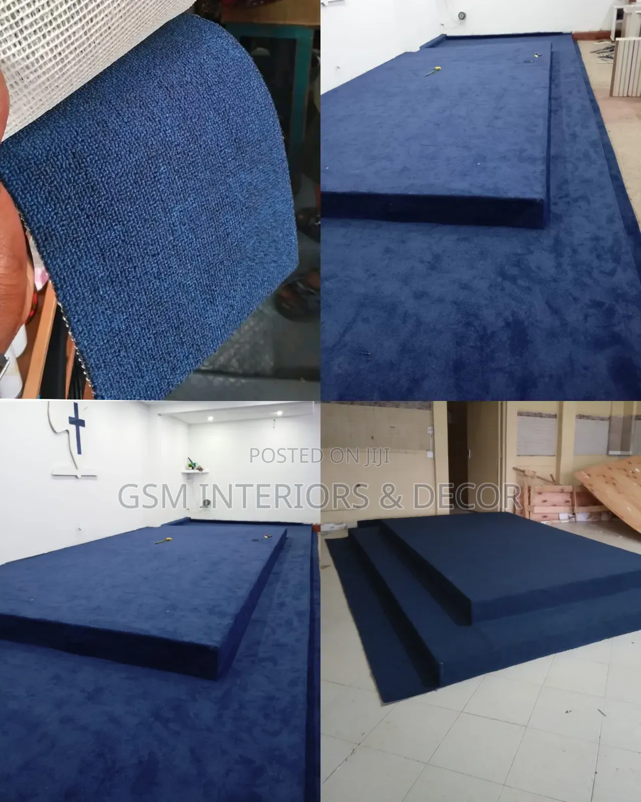 Lilyley Blue Office Carpets