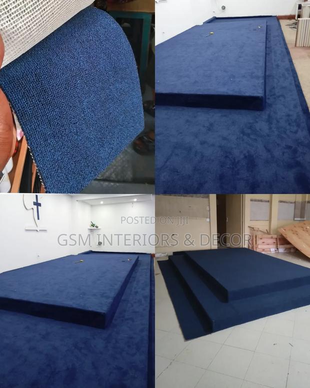 Lilyley Blue Office Carpets - main view