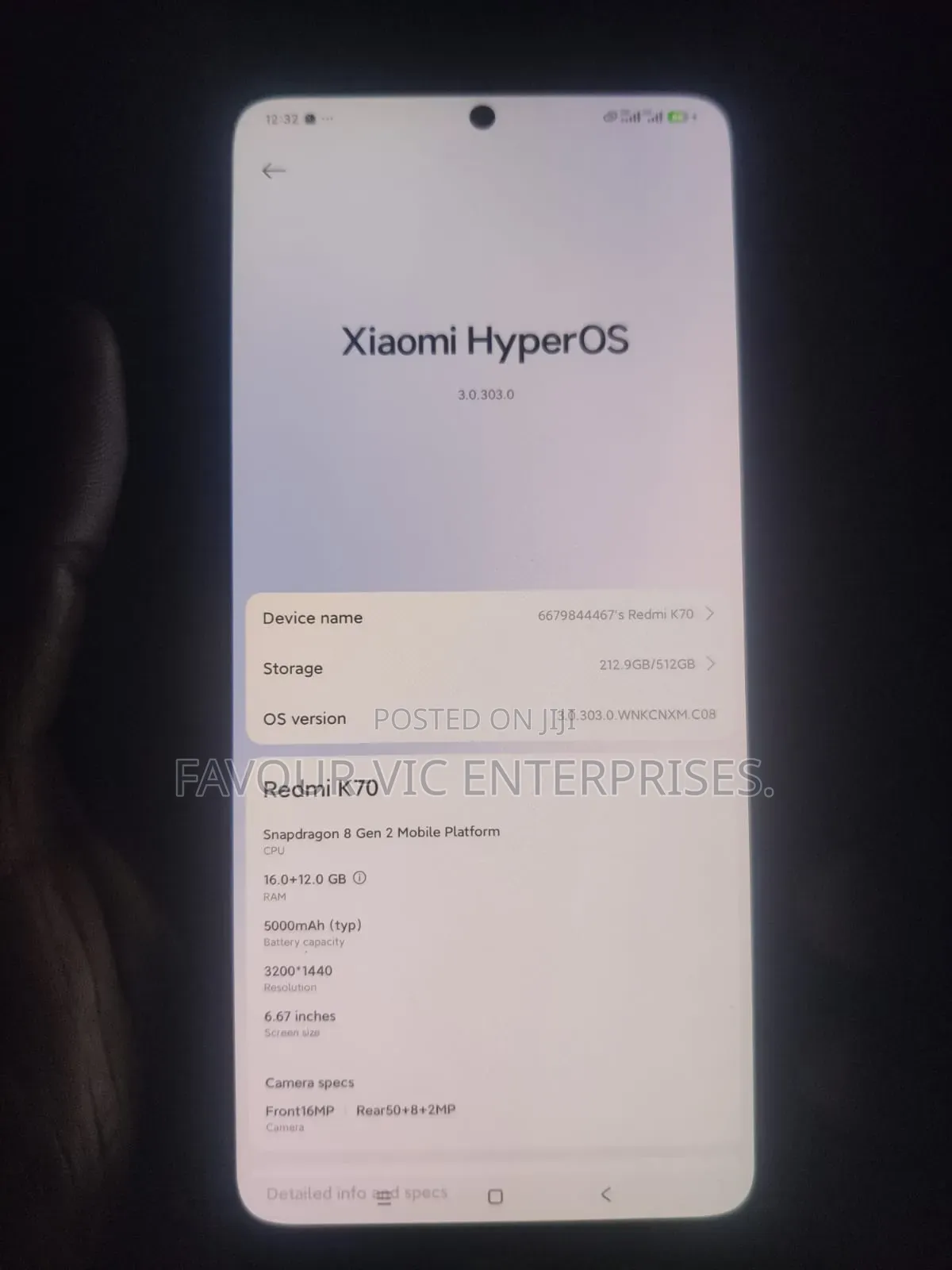 Xiaomi Redmi K70 512 GB Silver
