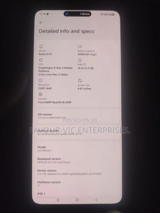 Xiaomi Redmi K70 512 GB Silver - thumbnail 9