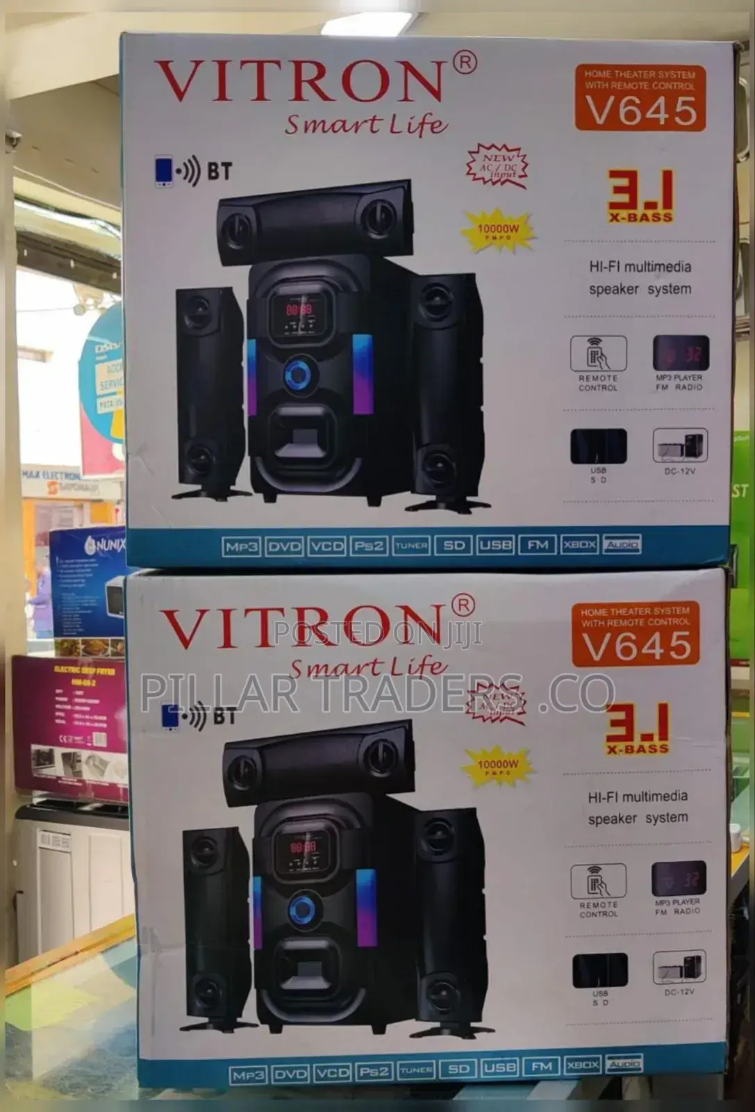 Vitron V645 3.1 Channel Home Theatre System With Bluetooth