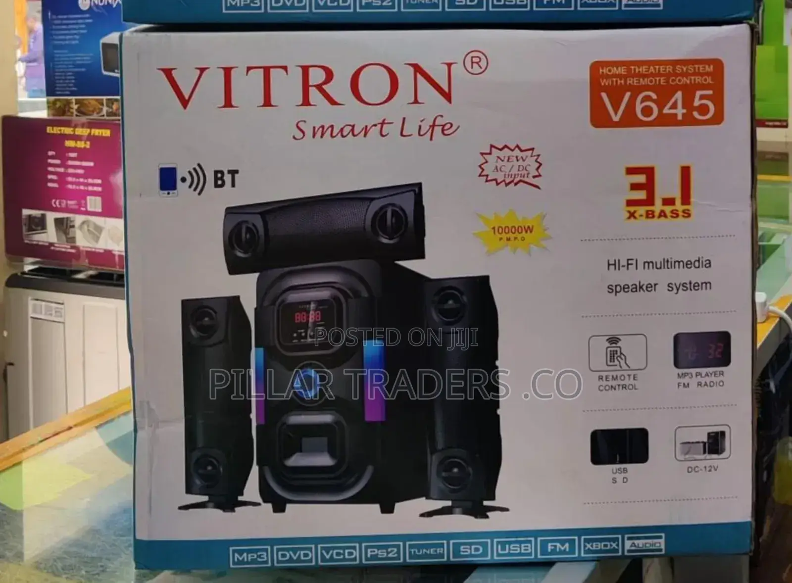 Vitron V645 3.1 Channel Home Theatre System With Bluetooth