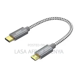 Micro Usb to Usb-C Adapter – 20cm Otg Converter Cable