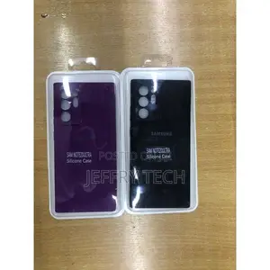 Cases Samsung Note 20 Ultra Silicone Case - Black, Blue, Purple - Ligh