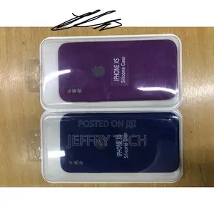 Apple iPhone Xs Luxurious Silicone Case Back Cover .
