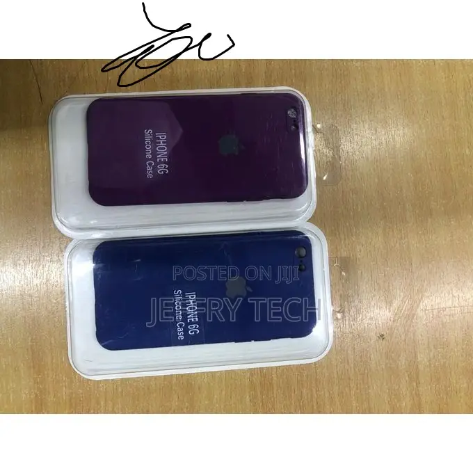 Luxury Silicone Protect Back Cover Soft Case for iPhone 6g .