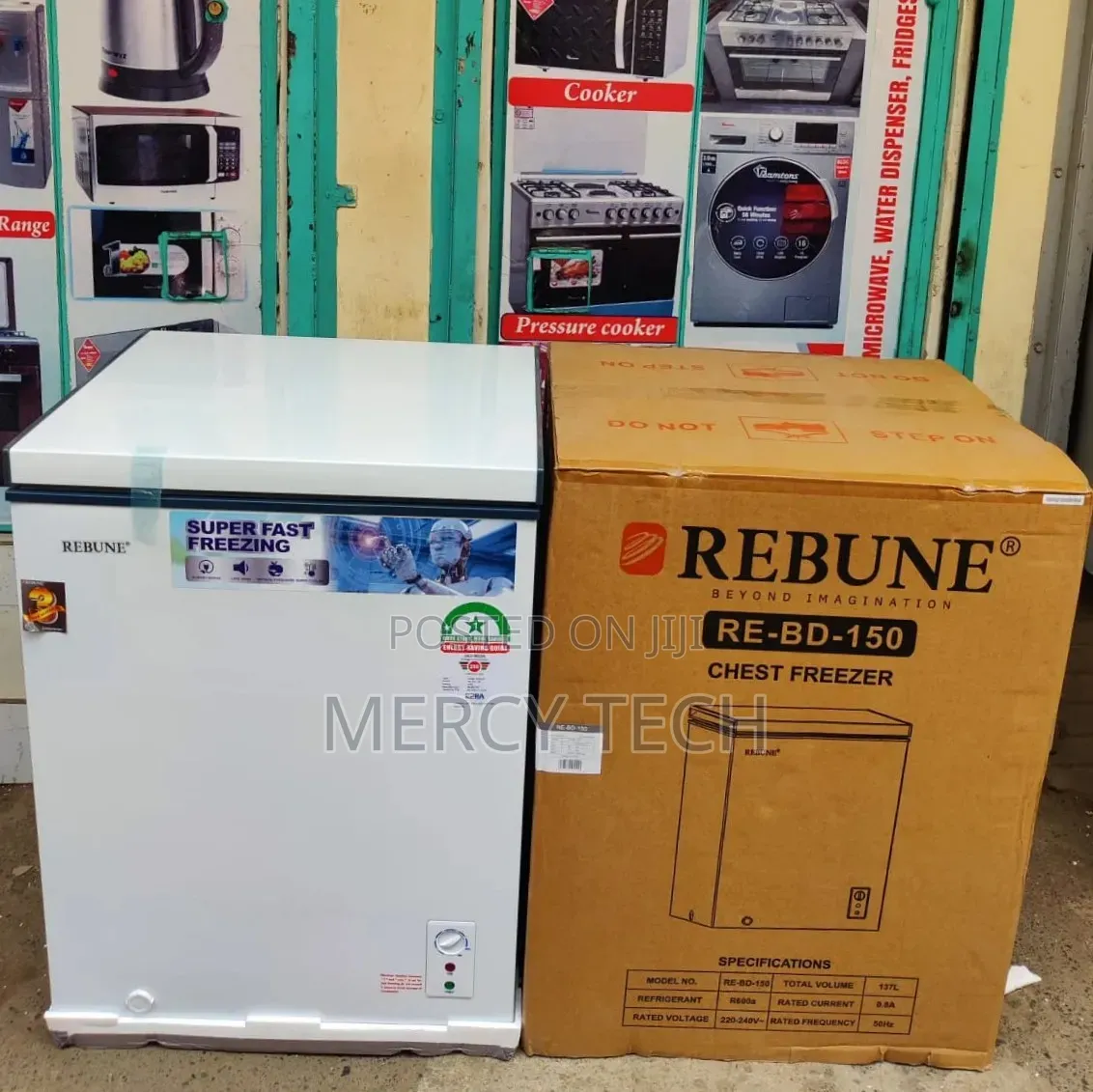 Rebune Re-Bd-150 150l Chest Freezer