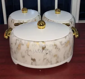 Unique Forever Gold Marble Profile Insulated Hotpots - Pm