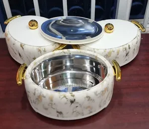 Unique Forever Gold Marble Profile Insulated Hotpots - Pm