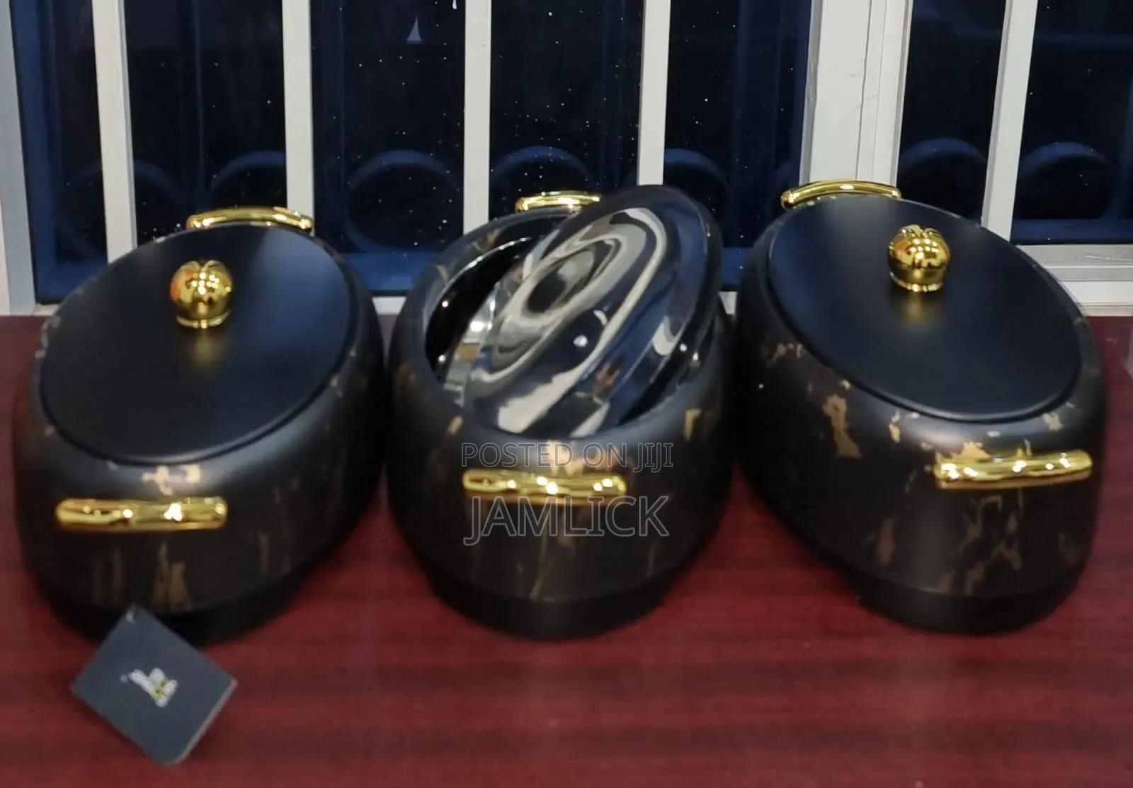 Unique Forever Gold Marble Profile Insulated Hotpots - Pm