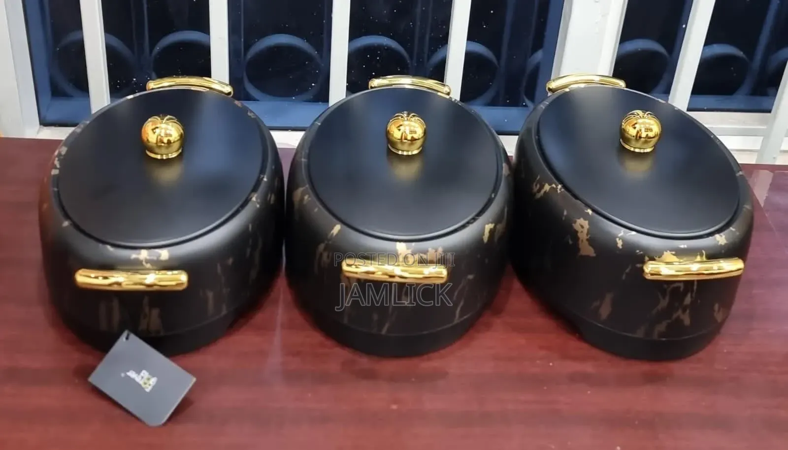 Unique Forever Gold Marble Profile Insulated Hotpots - Pm