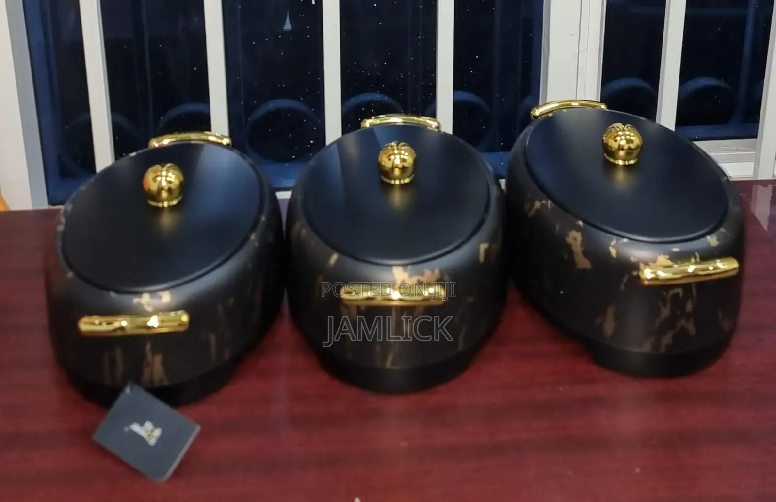 Unique Forever Gold Marble Profile Insulated Hotpots - Pm