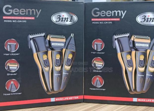 Geemy 3in1 Rechargeable Shaver and Trimmer Set