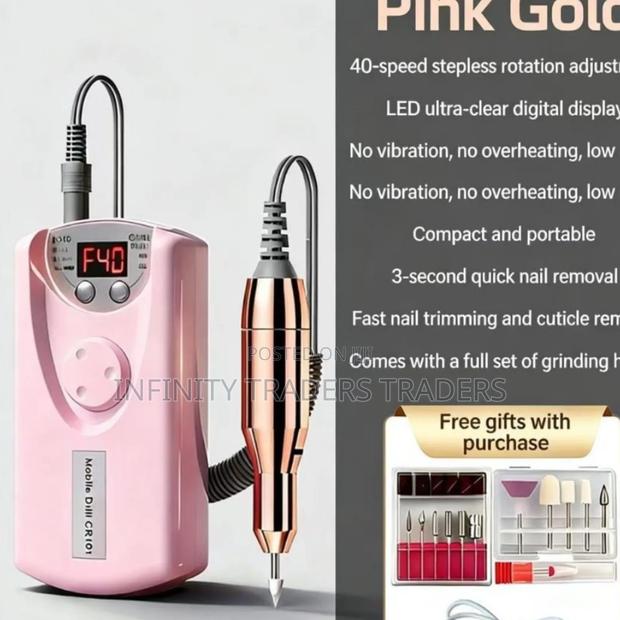 Professional Rechargeable Electric Nail Drill Designed