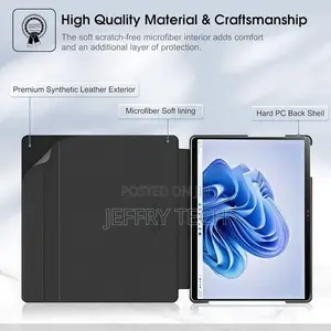 Case for 13 Inch Microsoft Surface Pro9/10/11 - Multiple Angle Viewing