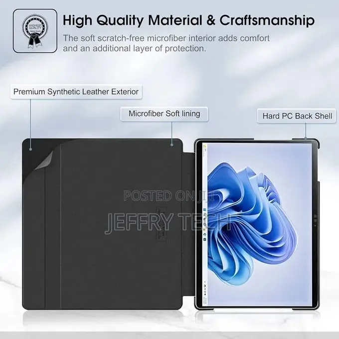 Case for 13 Inch Microsoft Surface Pro9/10/11 - Multiple Angle Viewing