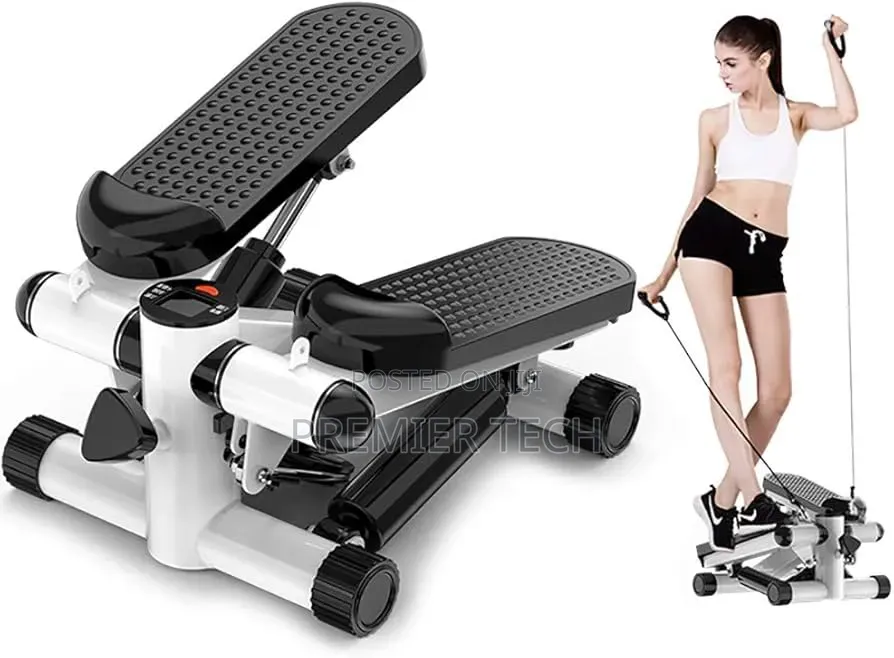 *_Mini Stepper With Resistance Bands