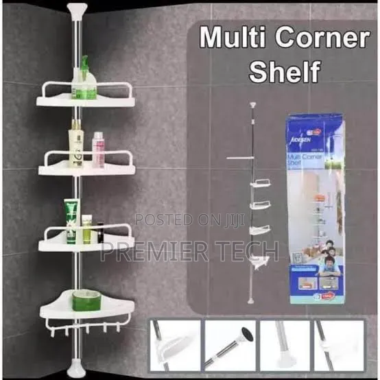 *Telescopic Multi-Corner Shelf