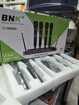 Original BNK Bk8400 Uhf Wireless Microphones – Stable Signal Clear