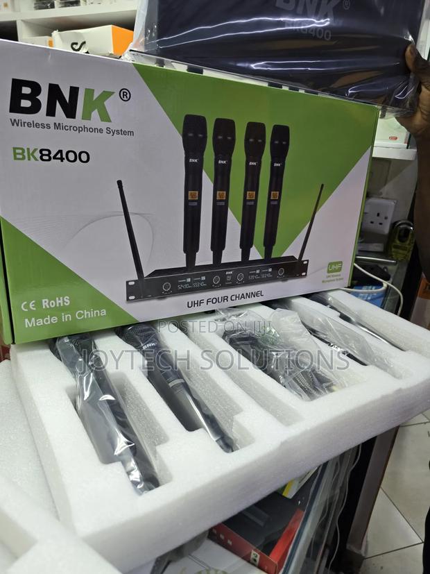 Original BNK Bk8400 Uhf Wireless Microphones – Stable Signal Clear