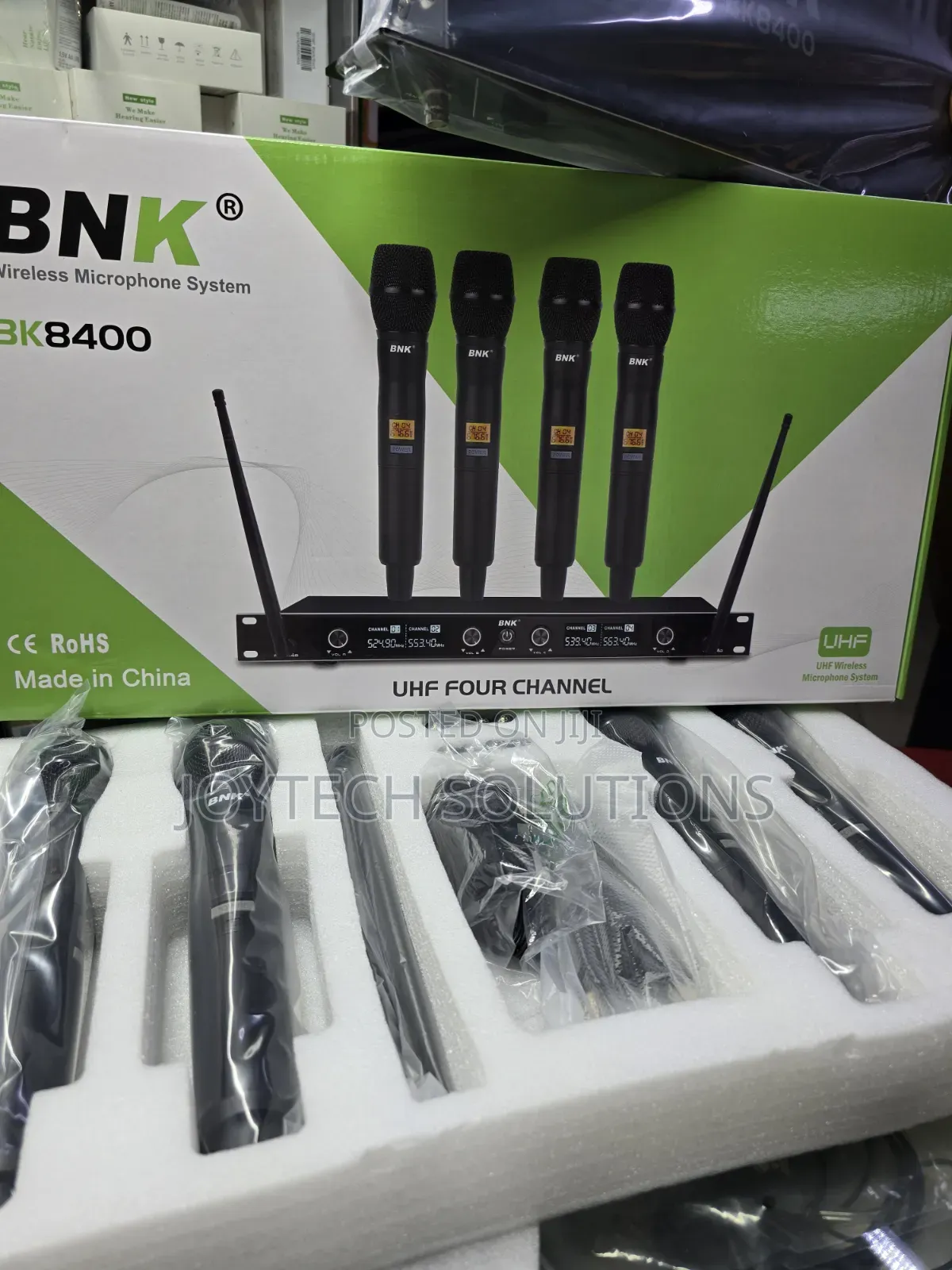Heavy Duty Bk8400 Wireless Microphones – Stable Signal Deep Sound