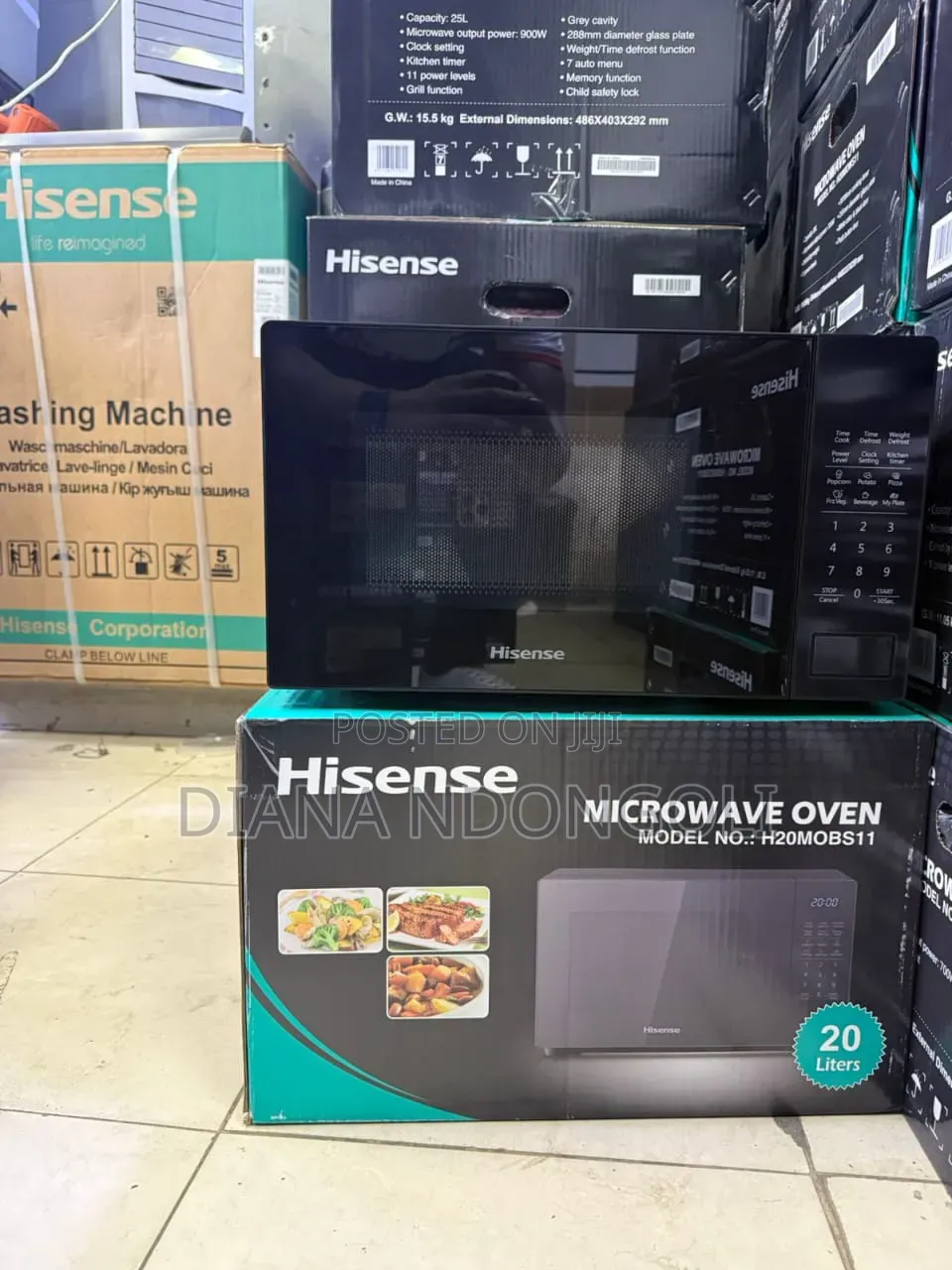 Hisense Microwave 20ltrs at Ksh.9500
