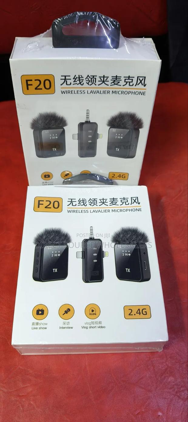 F20 Portable Wireless Microphone for Content Creators
