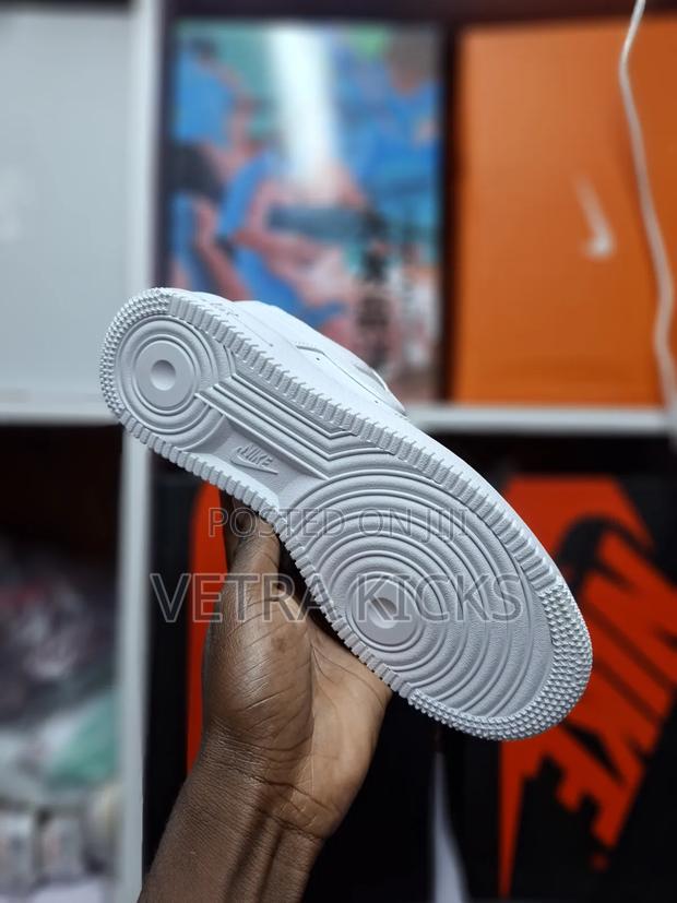 Nike Airforce One All White Unisex Sneakers - thumbnail 2