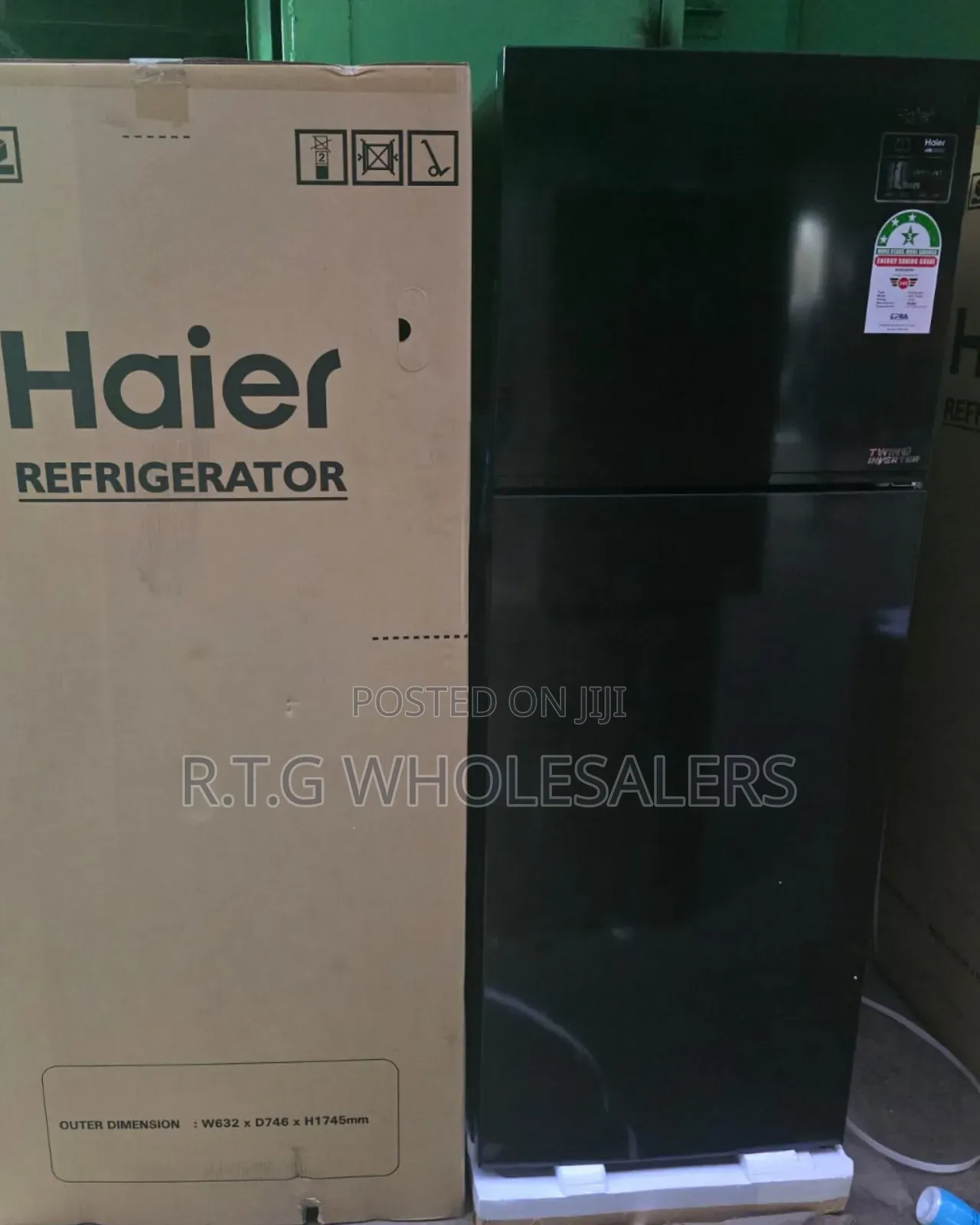 Haier 333l Double Door No Frost Fridge
