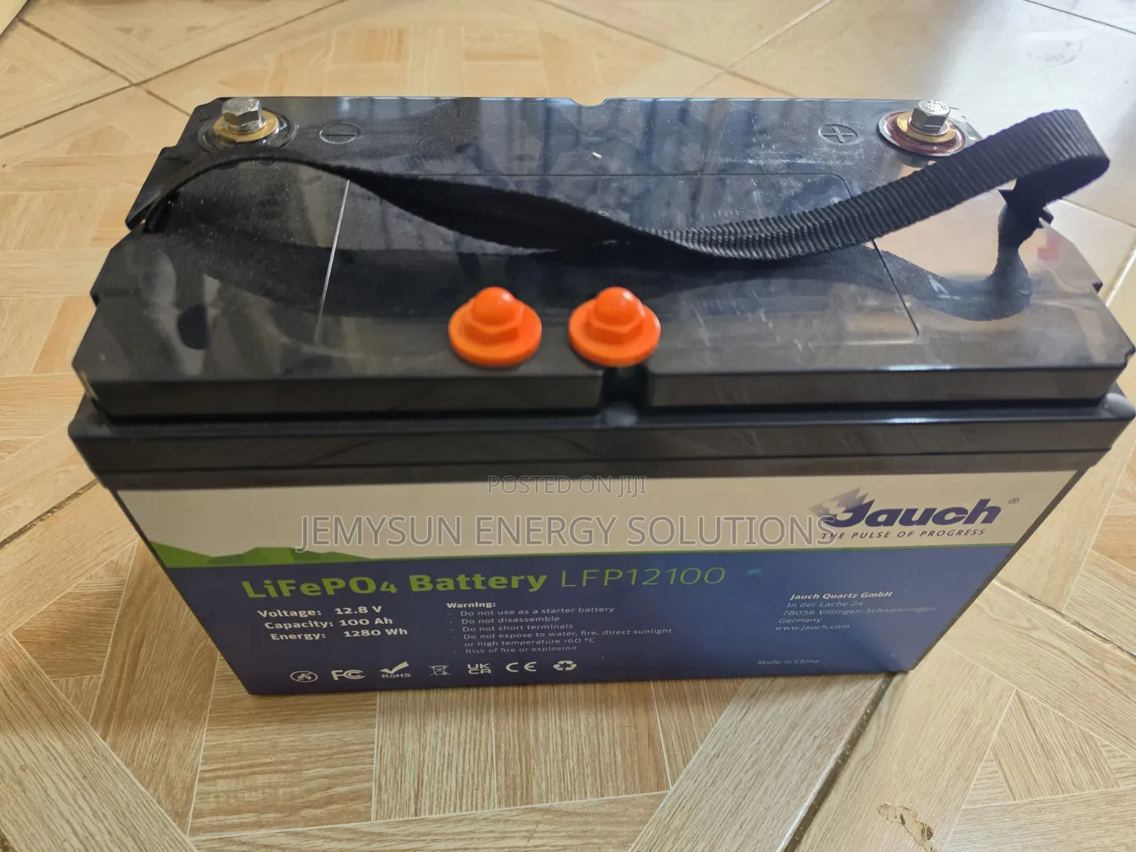12v 100ah (1280wh) Lithium Battery Jauch Lifepo4 Lfp12100