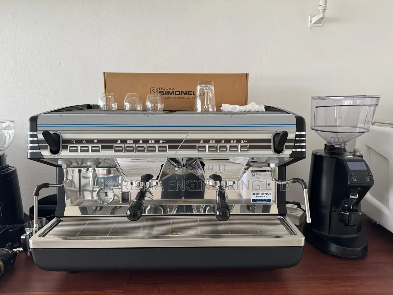 2-Group Volumetric Commercial Espresso Machine.