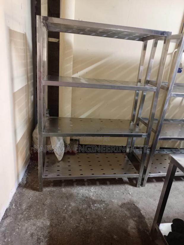 Commercial-grade Stainless Steel Shelving Units,