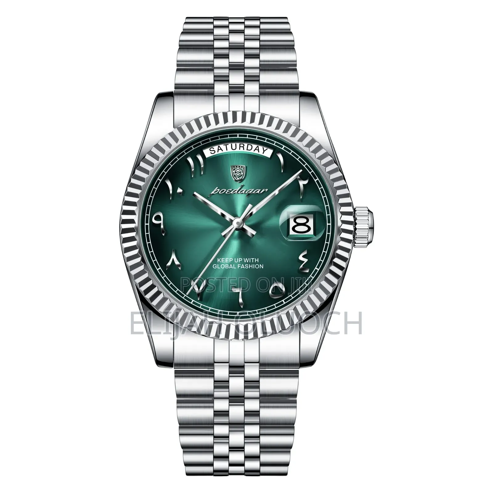 Poedagar Full Day Arabic Gents Watch