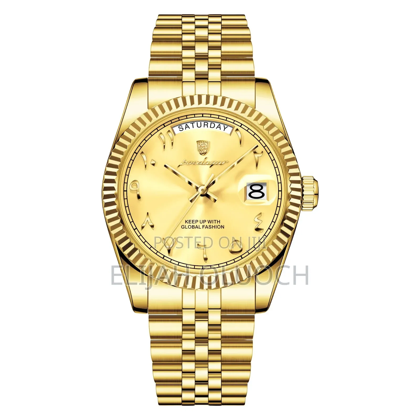 Poedagar Full Day Arabic Gents Watch