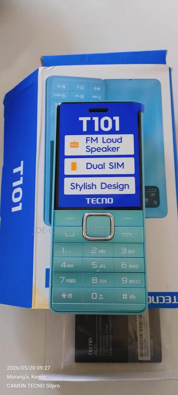 New Tecno T101 Blue - main view
