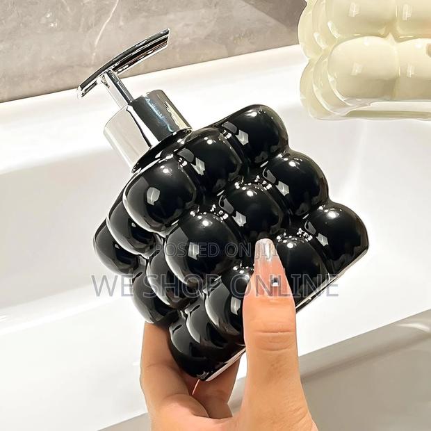 Bubble Glass Soap Dispenser 300ml - thumbnail 3