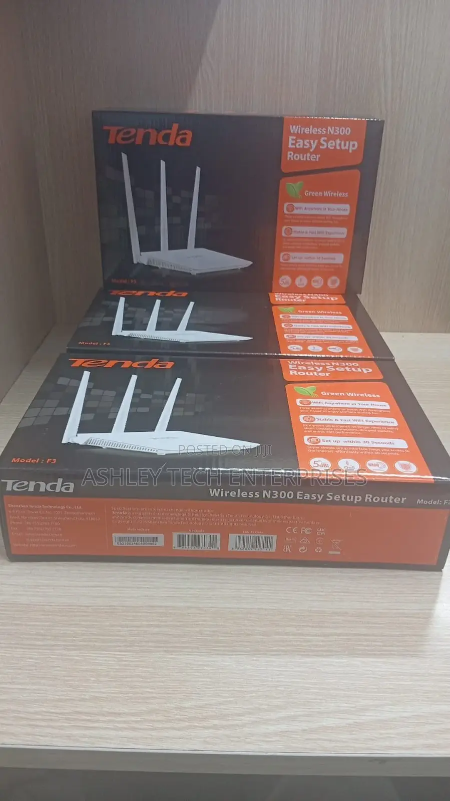 Tenda F3 Reliable Home Networking Device N300