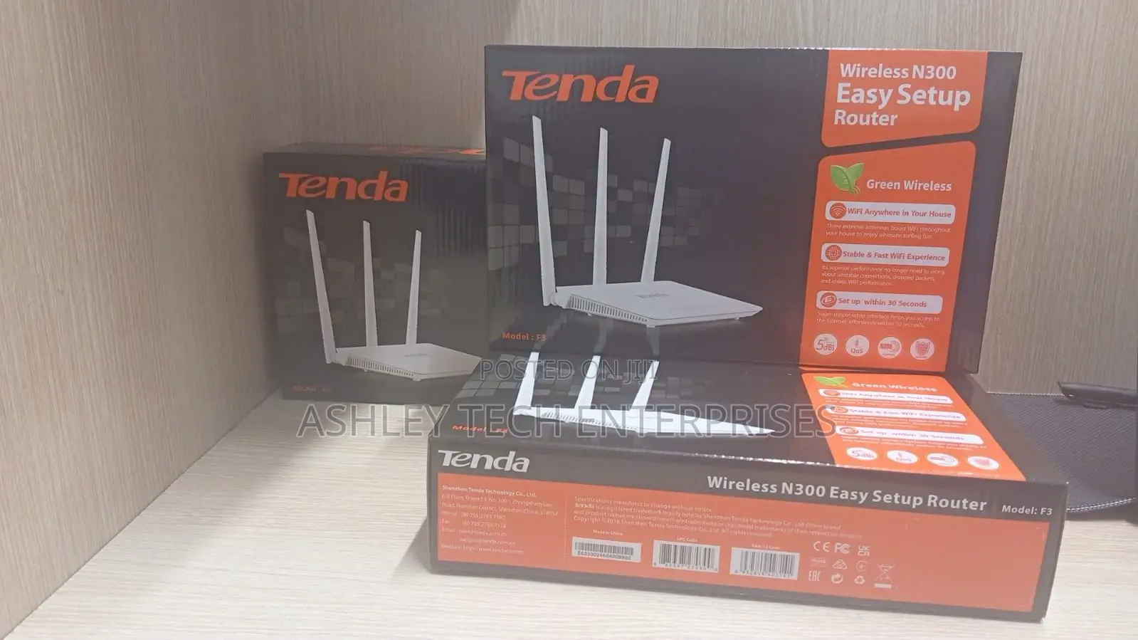 Tenda F3 Smart Surf Internet Router N300