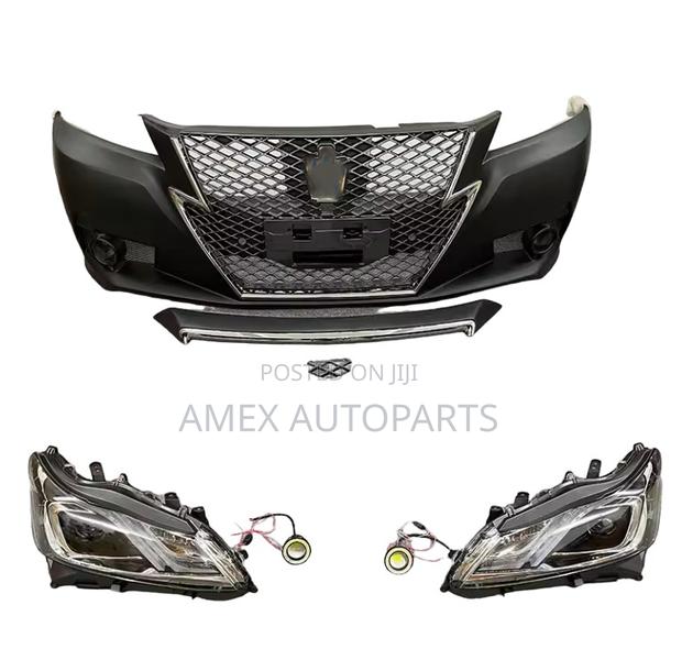 Front Body Kit Toyota Crown Royal Athlete W/ Head Lamp 2013 - 2018 - main view