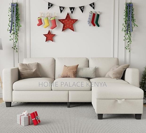Home Sofa: 3 Seater Cloud Couch With Ottoman - thumbnail 2